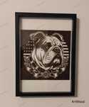 Buldog Kontynentalny pirografia