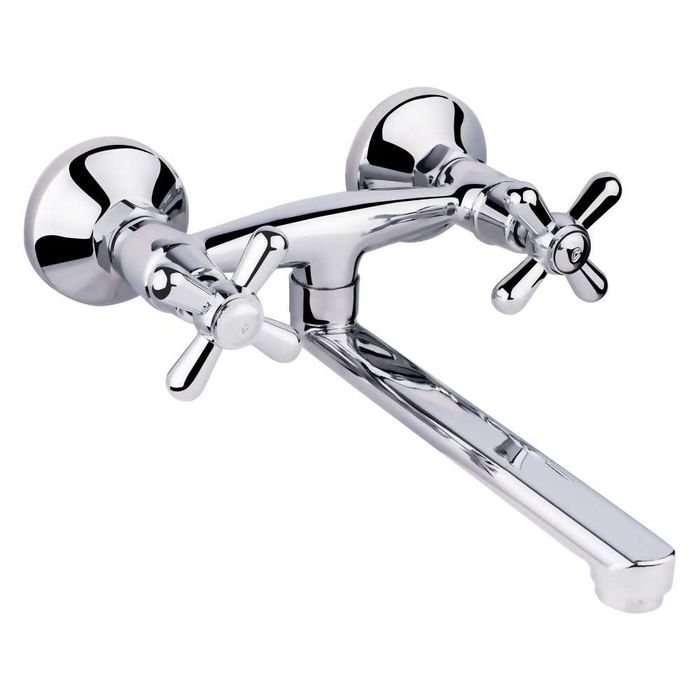 Змішувач для кухні Lidz Dominox 15 361 (CRM) настінний хром