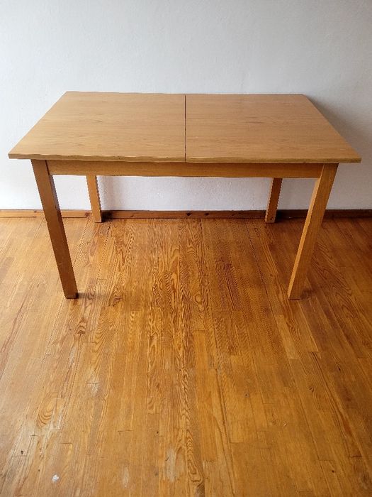 Stół rozkładany PRL wysoki połysk
