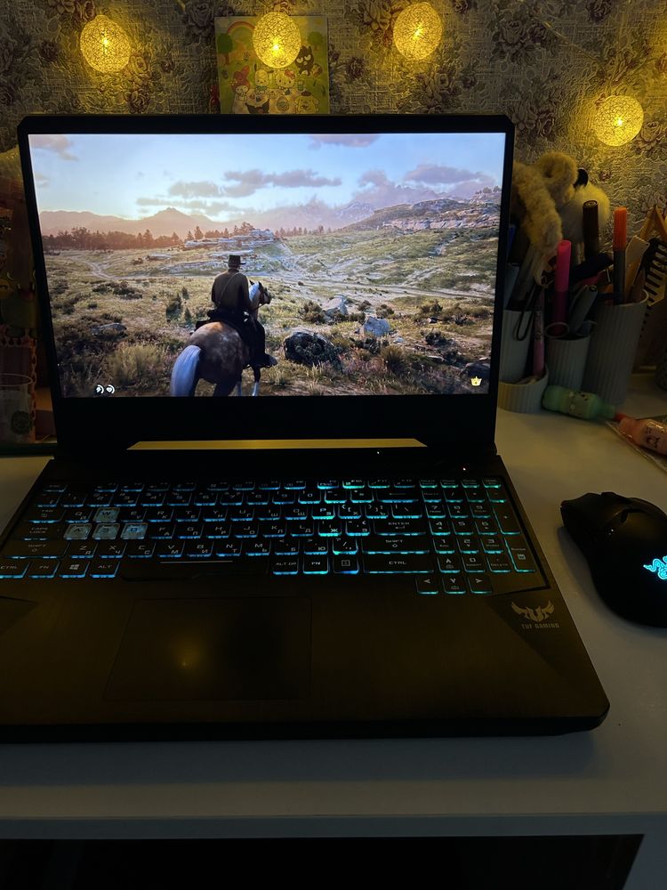 Ноутбук игровой asus tuf 120hz 1050ti Ryzen 5355h ssd512 gb 12 gb RAM