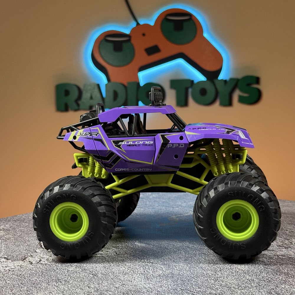 Монстр Трак на радиоуправлении Void Monster Truck Фиолетовый. Джип