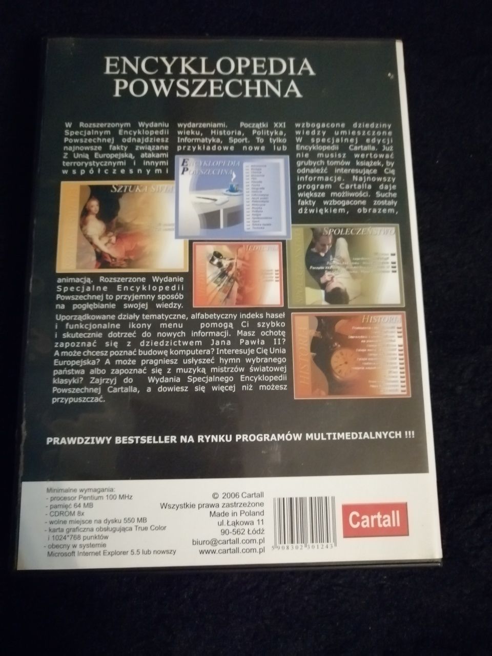 2 CD encyklopedia powszechna Cartall