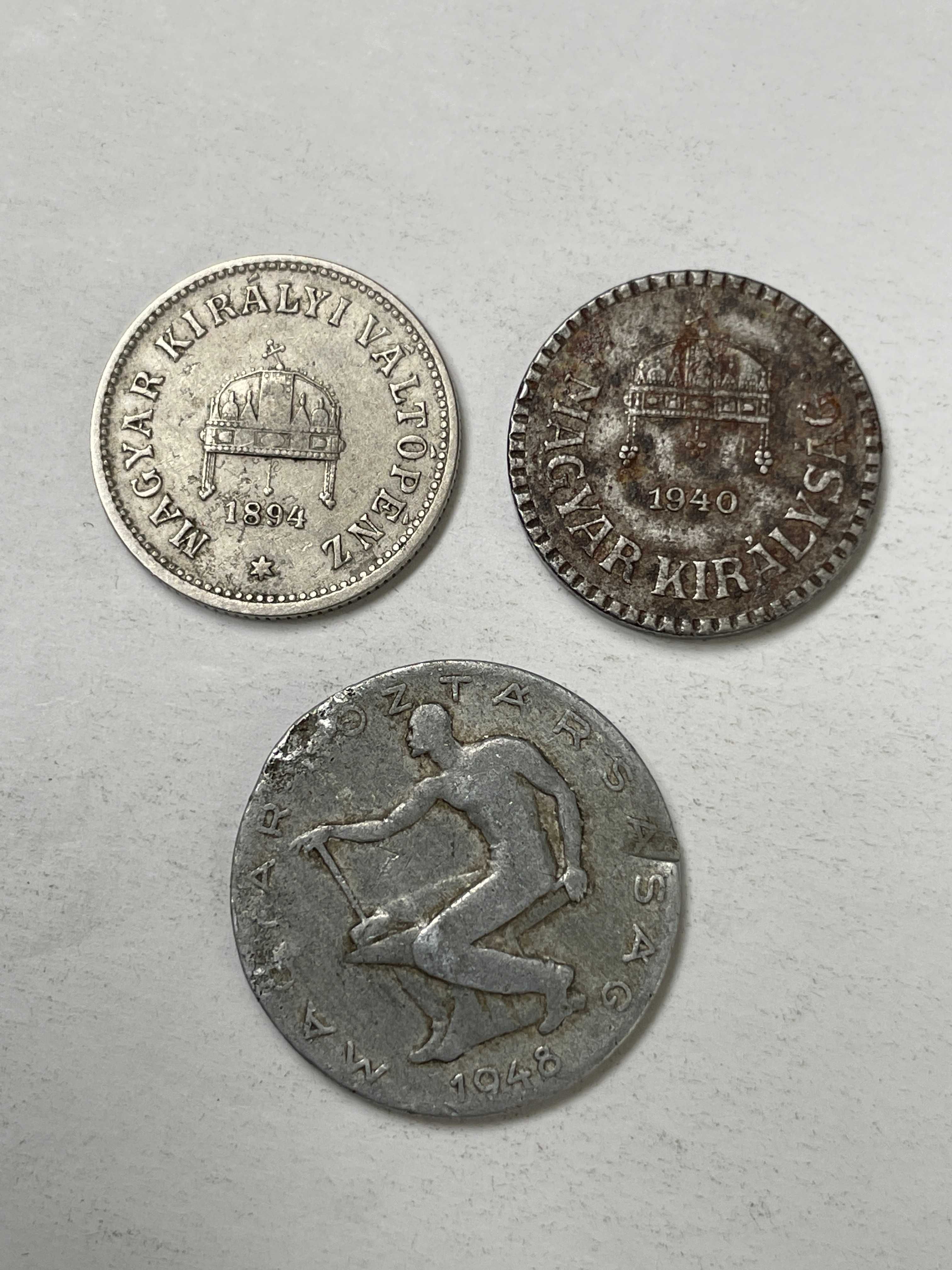 Монеты Венгрии - 2 филлера 1940 Венгрия B.P. +