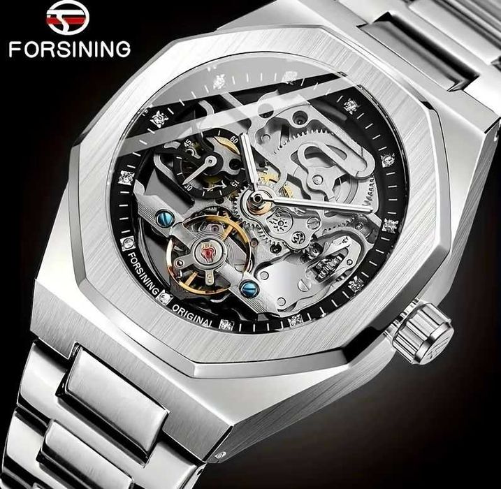 Zegarek Forsining SZKIELETOWY Mechaniczny-Automatyczny Tourbillon