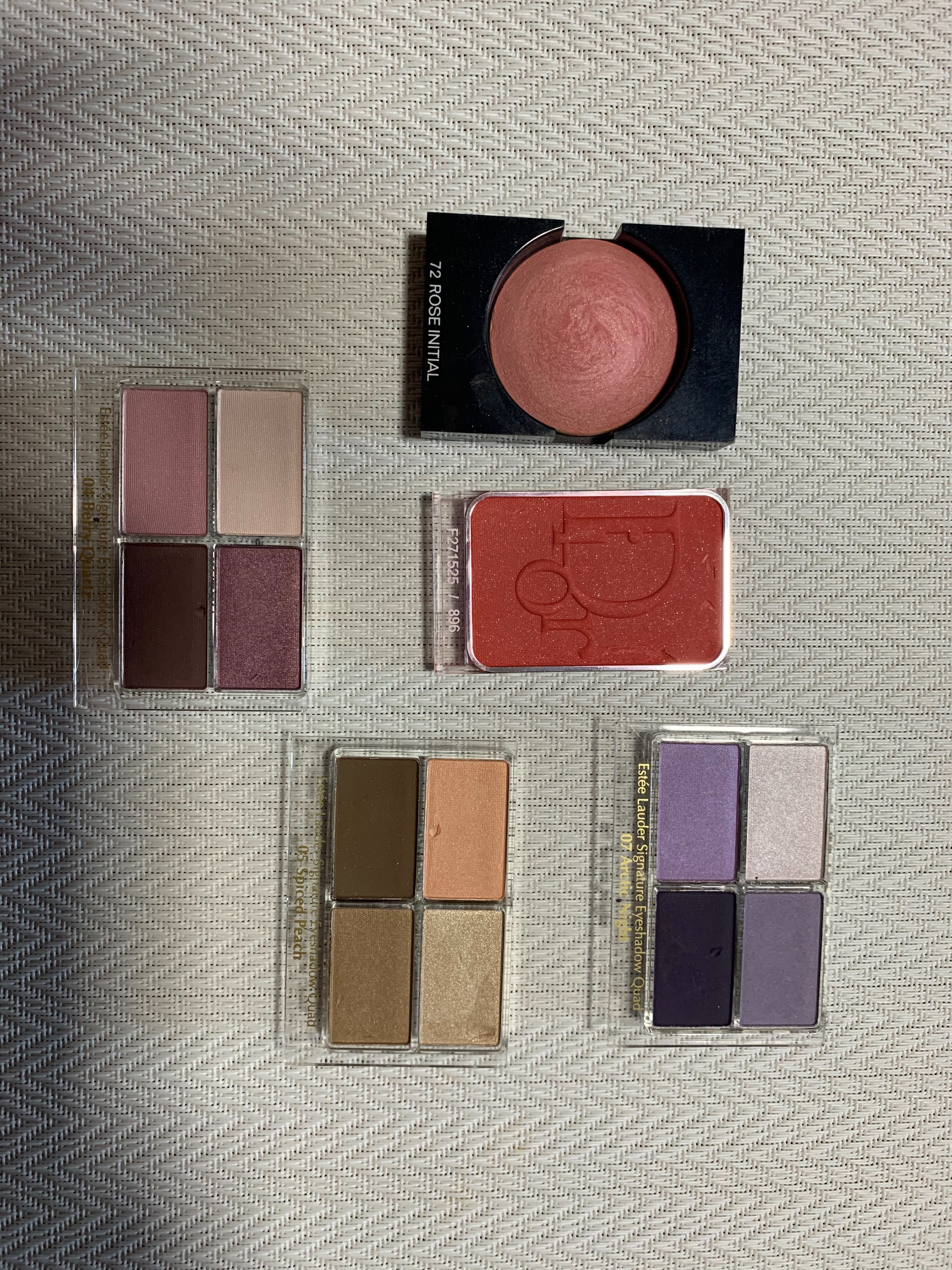 Sombras Chanel e Dior