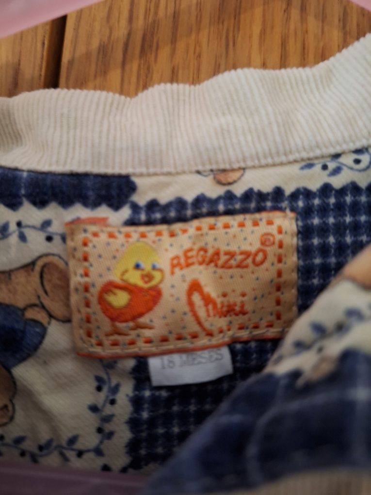 Vestido de Bombazine Regazzo Mini T: 18 meses