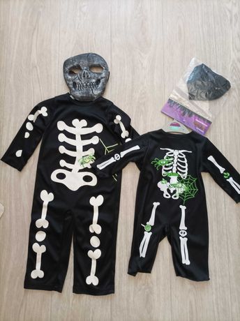 Костюм скелетика, скелетик на Хэллоуин для мальчика.