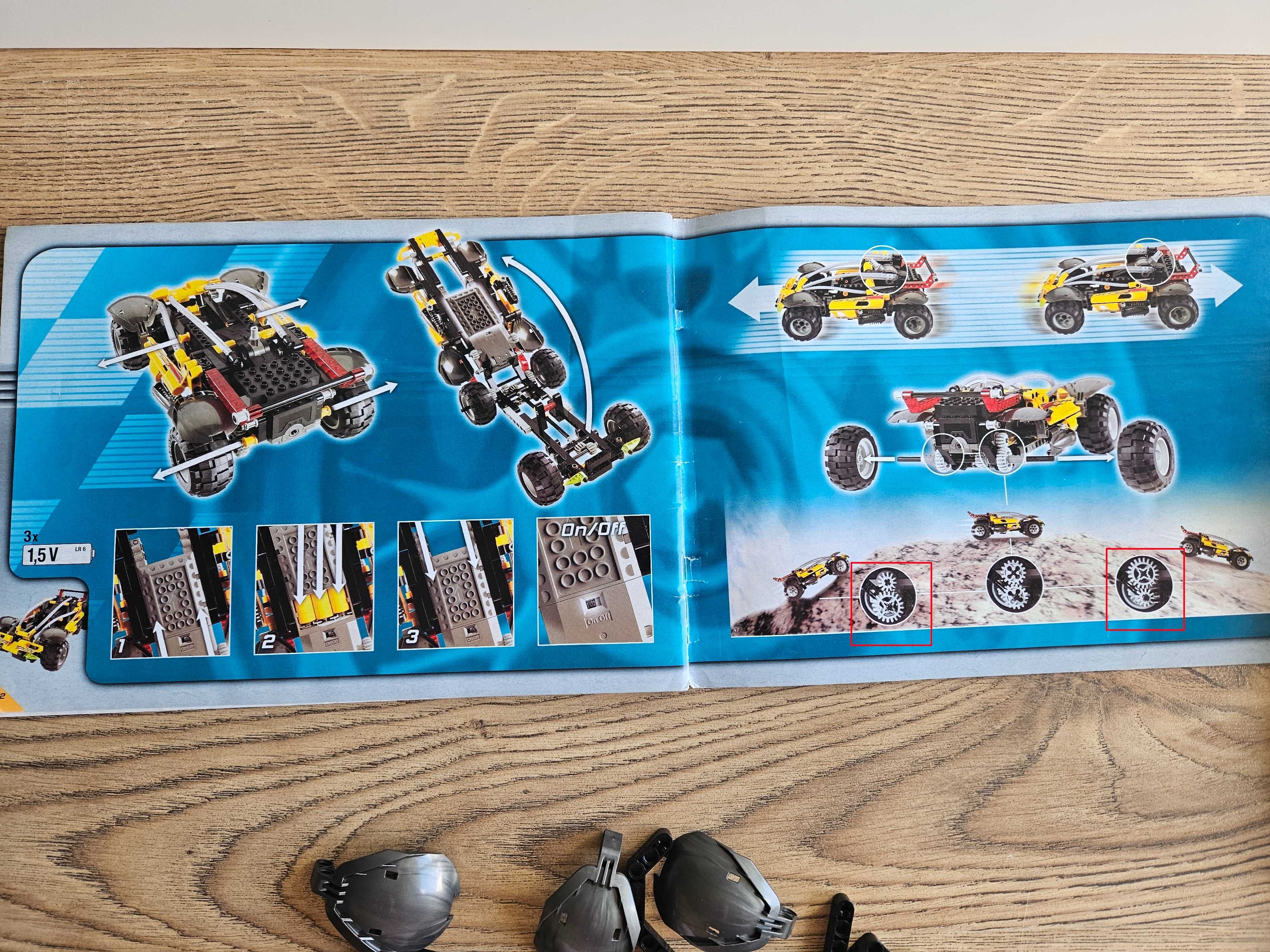 Lego Racers 8472 samochód UNIKAT