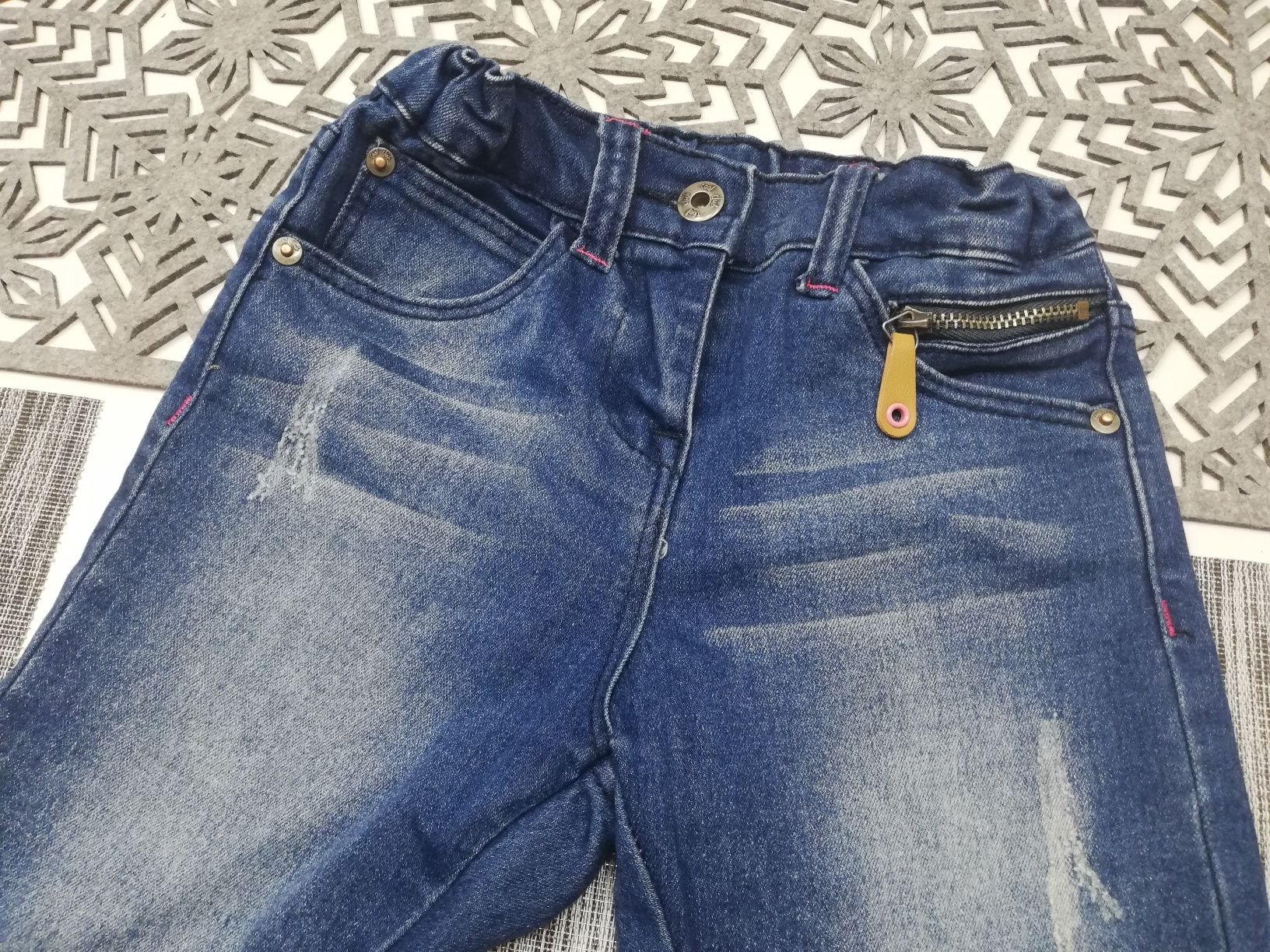 Spodnie jeans dla dziewczynki Cool Club r. 110