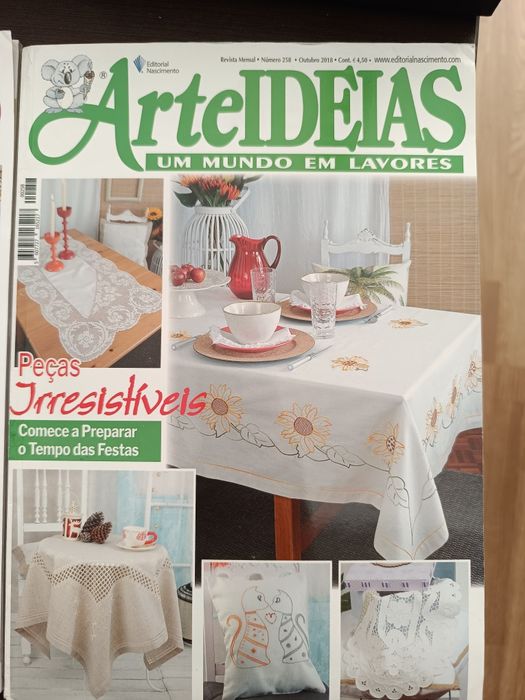 Revista ArteIdeias. Um mundo de lavores. Outubro 2018. Nova