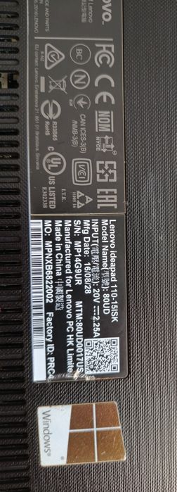 Laptop Lenovo ideapad 110-15isk z wymienioną kartą graficzną na lepszą