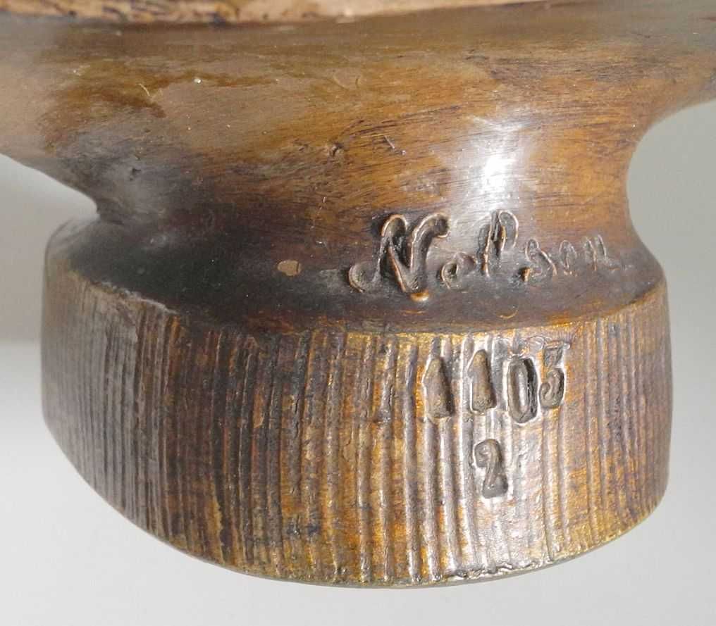 Rzeźba z terakoty sygnowana - Alphonse-Henri Nelson ok. 1880 r.