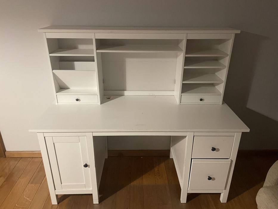 Biurko z nadstawką Hemnes Ikea