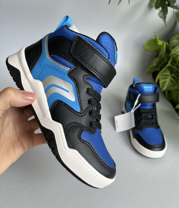 хайтопи Geox Perth 31р. на хлопчика черевики, високі кроссівки, демі