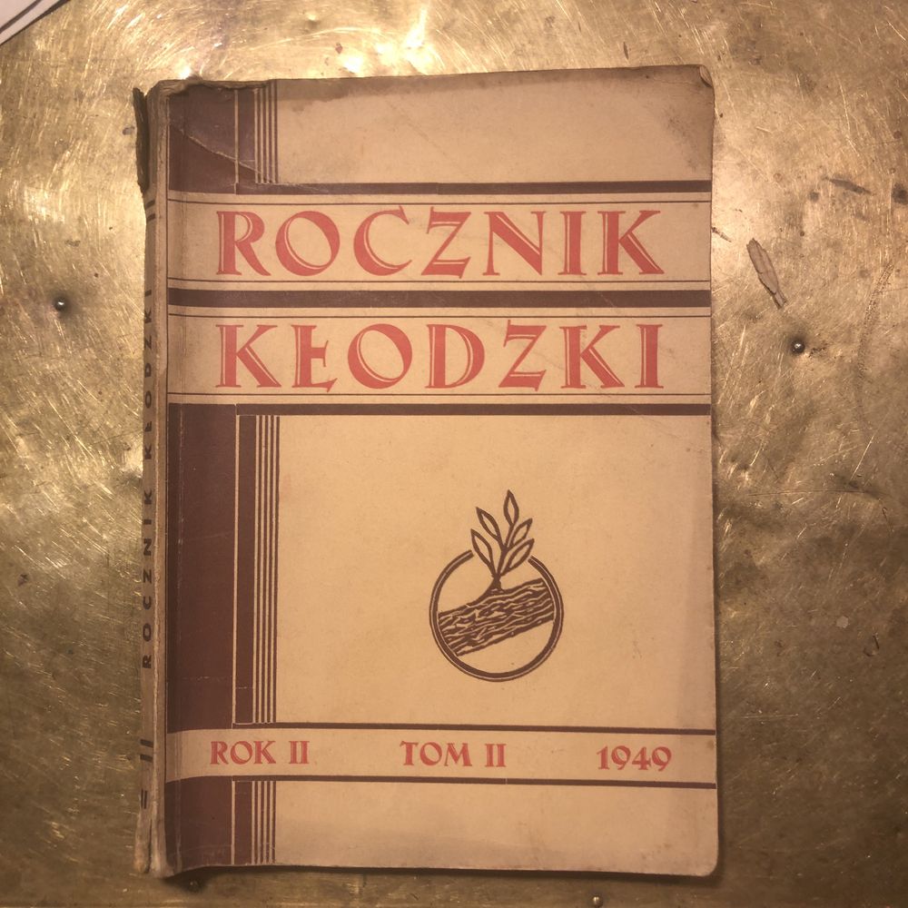 Rocznik kłodzki 1949 rok kłodzko książka stara historia prl