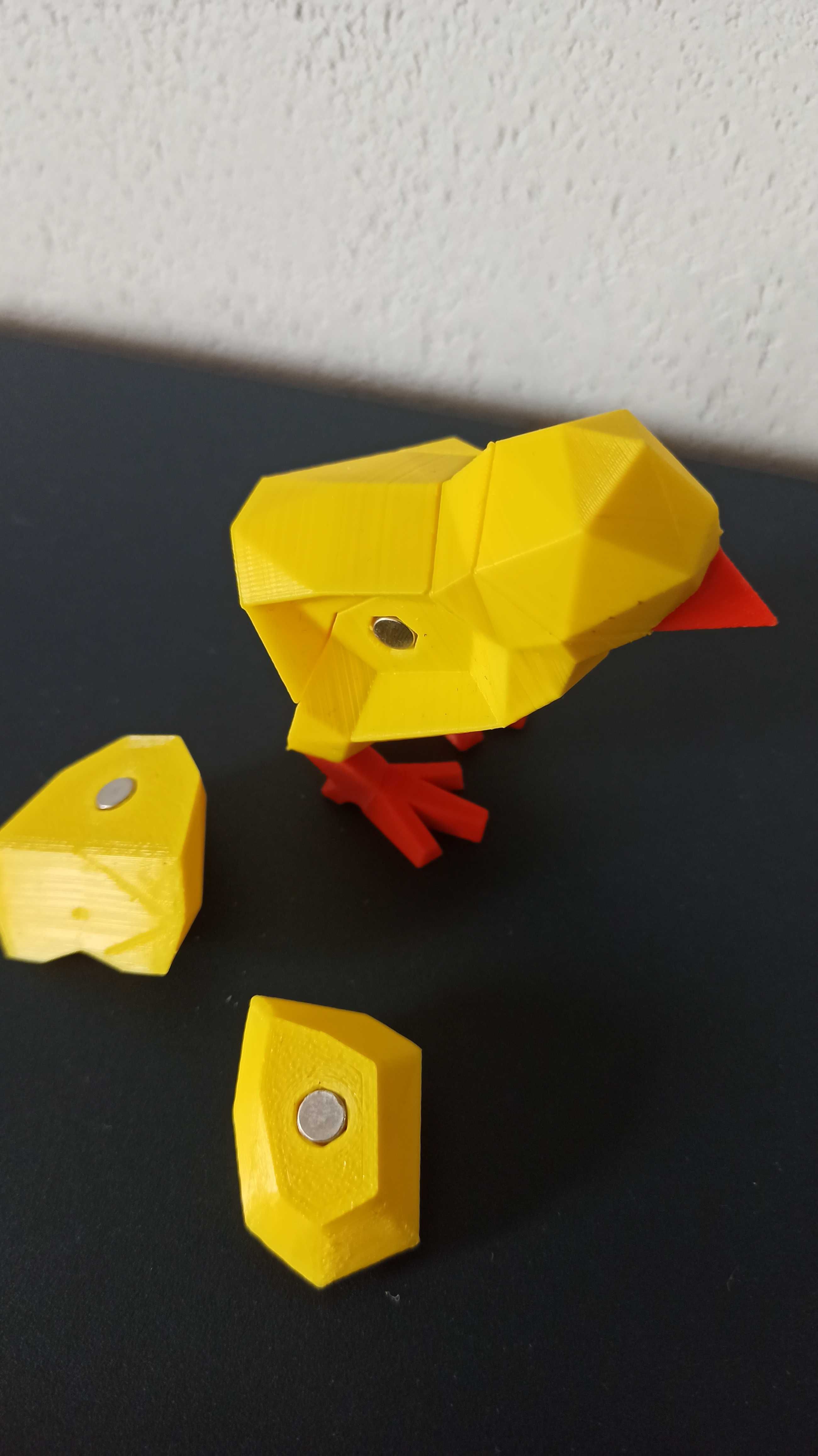 Kurczak+ Jajko Antystresowa łamigłówka geometryczna puzzle magnetyczne