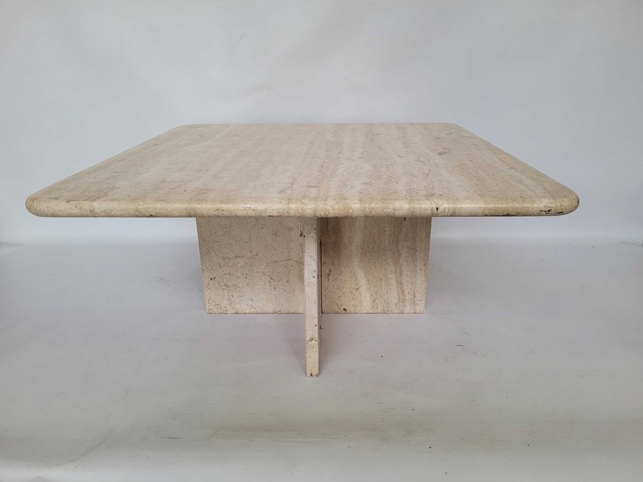 stół stolik kawowy ława trawertyn stolik kamienny lata 70 80 blat
