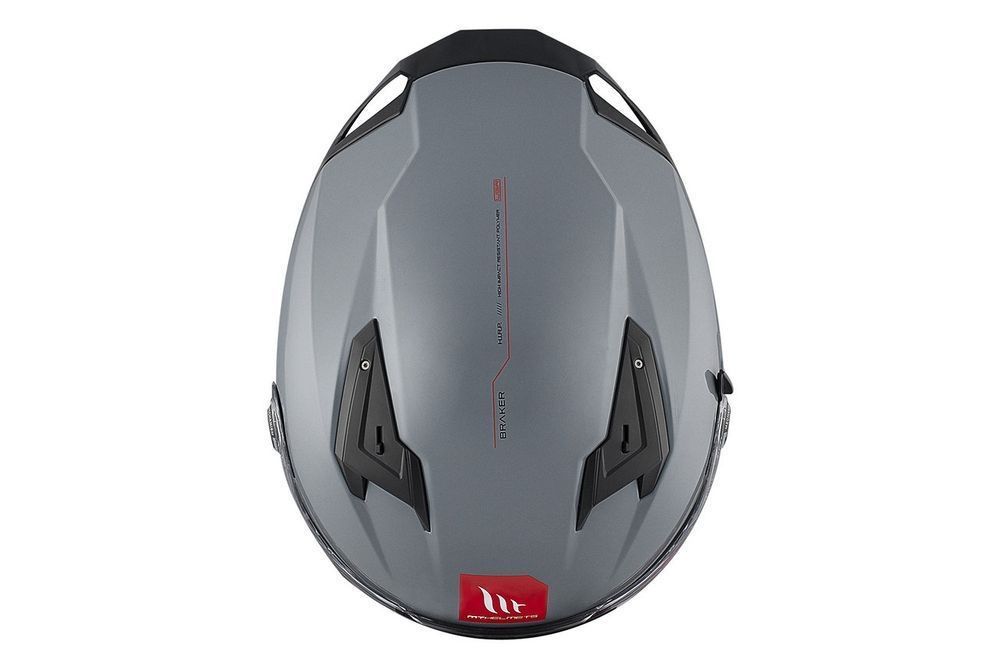Шолом мото MT helmets braker sv шлем інтеграл іспанський сірий Grey