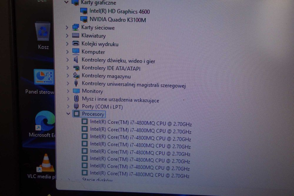 Laptop Używany Dell M6800 i7 17,3 FHD 32GB 256 SSD + 1TB HDD Nvidia FV