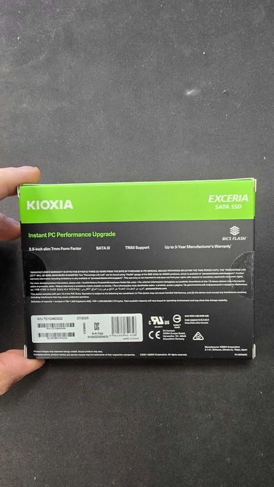 Disco Kioxia Sata SSD 480Gb novo selado