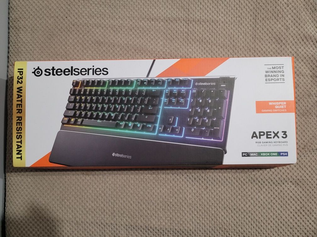 Klawiatura przewodowa Steelseries APEX 3