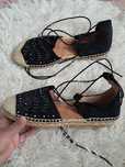Czarne espadryle damskie Next 39