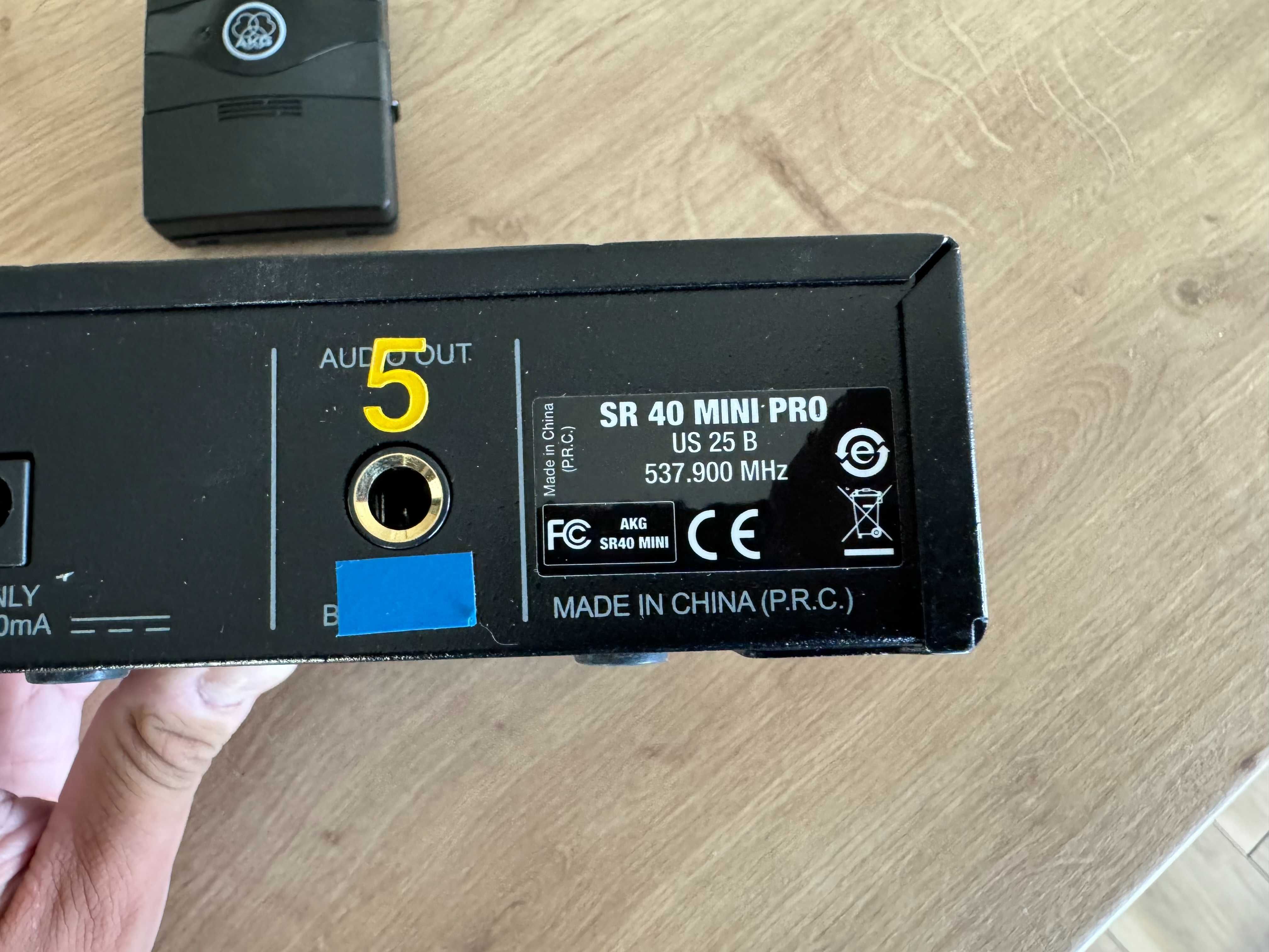 System bezprzewodowy AKG WMS 40 MINI Instrumental - gitara, mikrofon