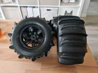 TRAXXAS X-maxx XRT koła łopatowe / Paddle Tires & Black Wheels Trx7773