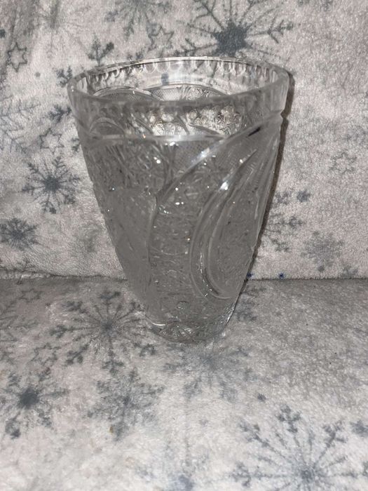 Średni wazon kryształowy