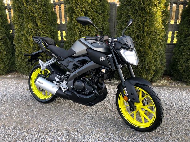 Yamaha MT 125 FLUO 2019rok ABS LED Mega Zadbana kat. B A1 duke cbr yzf