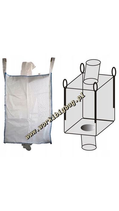 Worki Big Bag NOWE Big Bag Bagi 91/91/140 500kg 750kg 1000kg WYSYŁKA