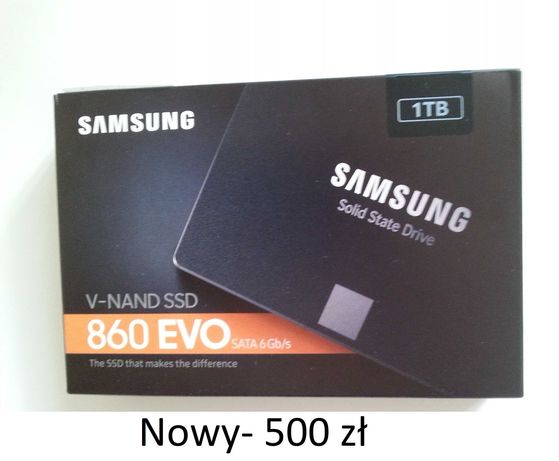 Konsola-Dysk SSD Samsung 1 tb. Wymień hdd na ssd.Polecam