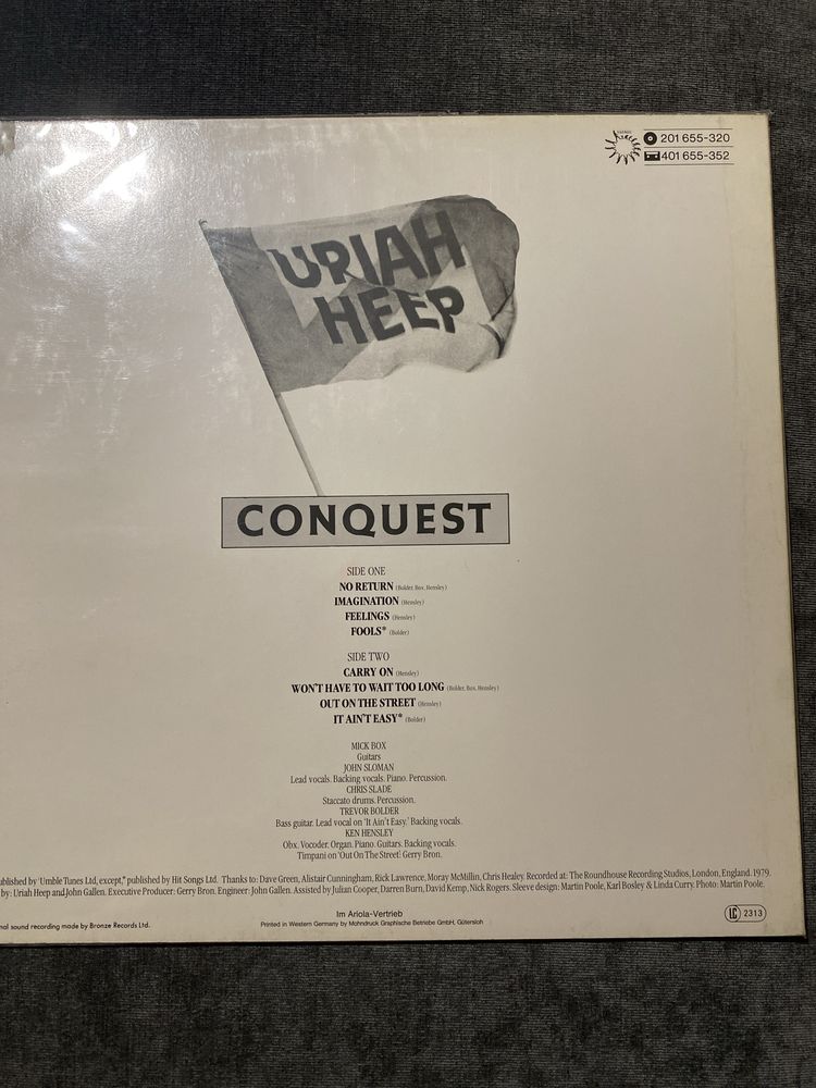 Платівка Uriah Heep - Conquest