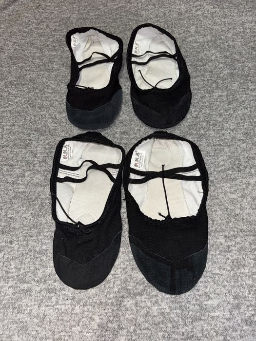 Черные балетки для танцев 38 размер - 22.5 см