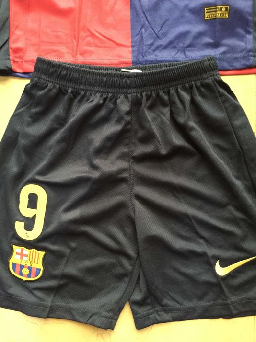 Koszulka Barcelona - Komplet dziecięcy-Lewandowski-domowa-R.26