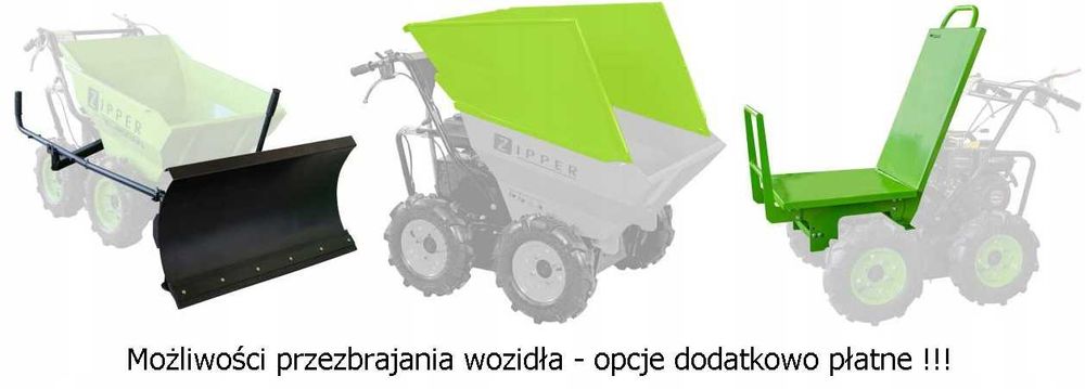 Wozidło Miniwywrotka napęd 4x4 taczka 6,5 KM hurtownia Modliborzyce