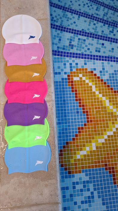 ‼️Універсальна шапочка для плавання • Шапочка в басейн • БРЕНДУВАННЯ