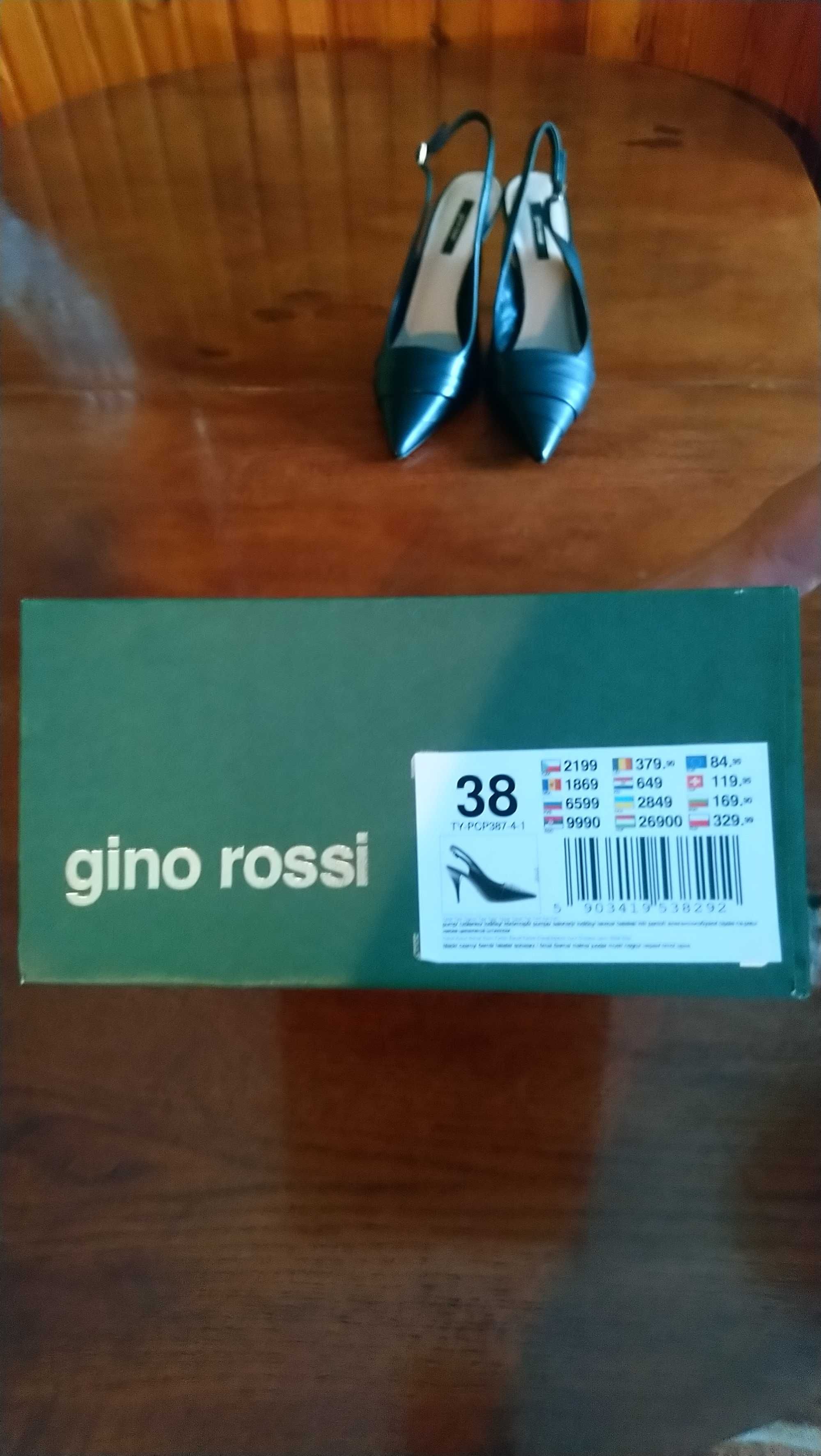 Buty letnie z naturalnej skóry roz. 38 - Gino Rossi