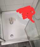 Prysznic, kabina brodzik 80x80 wysoki i niski Brodzik