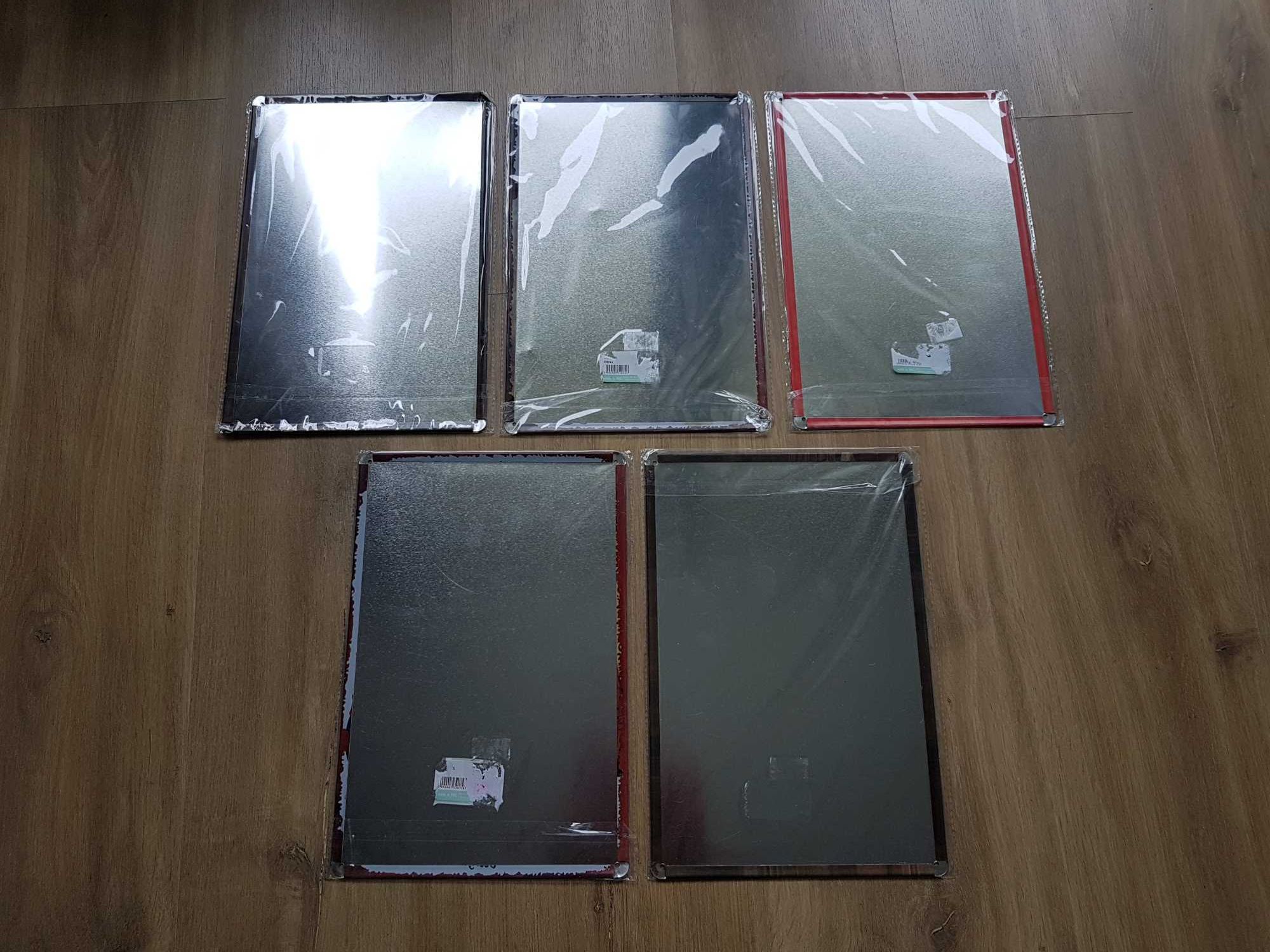 Metalowe retro obrazki plakaty Przeminęło z wiatrem Piwo Garaż Serwis