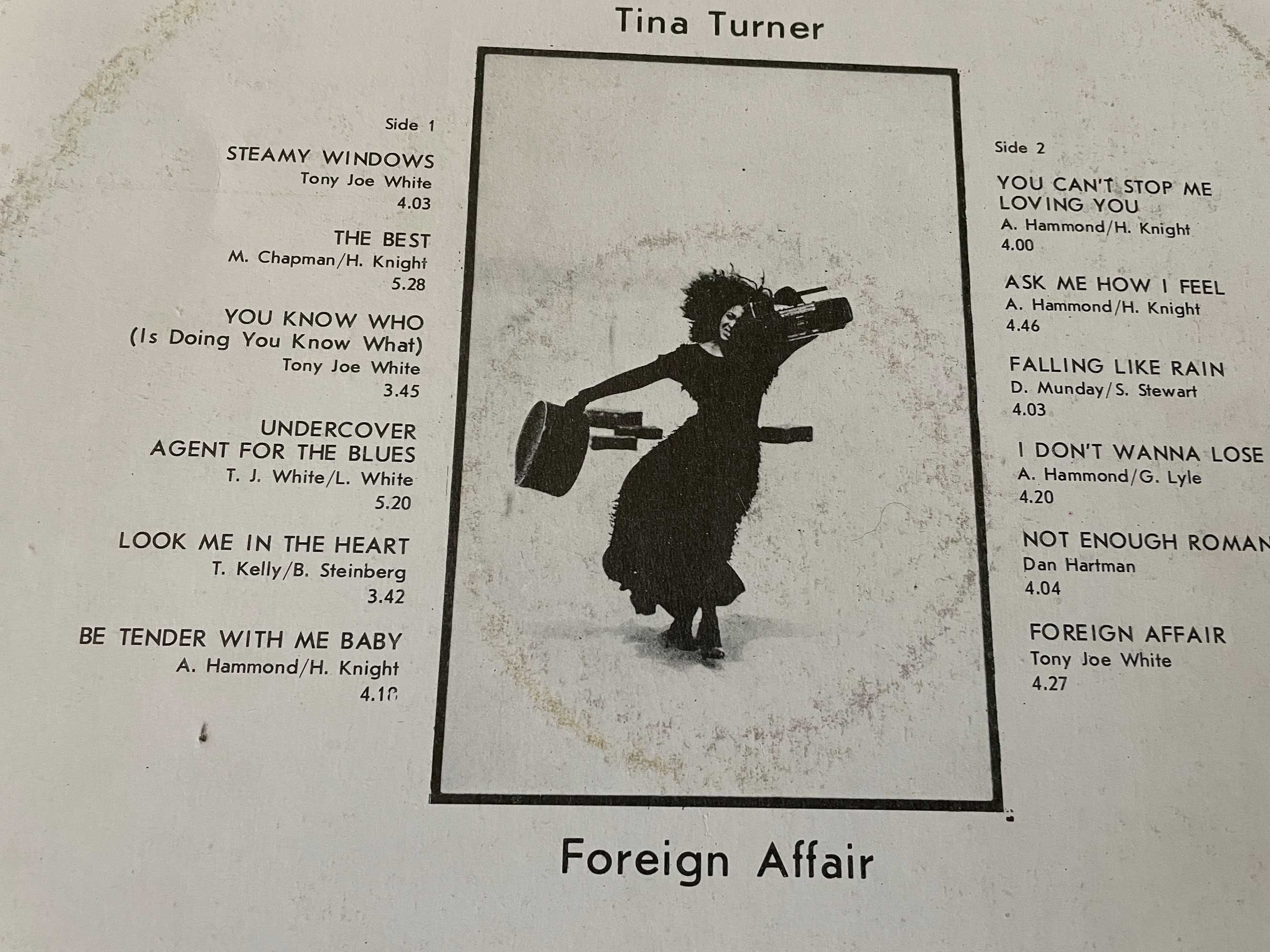 Płyta winylowa TINA TURNER,nowa(34-letnia)