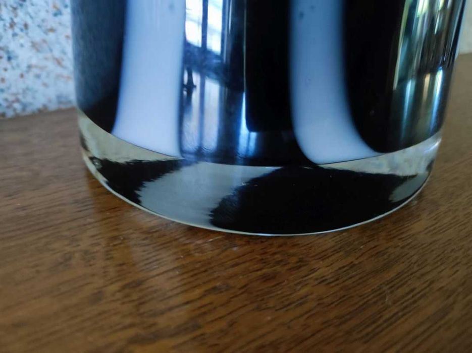 Ręcznie robiony wazon ze szkła artystycznego Makora Krosno