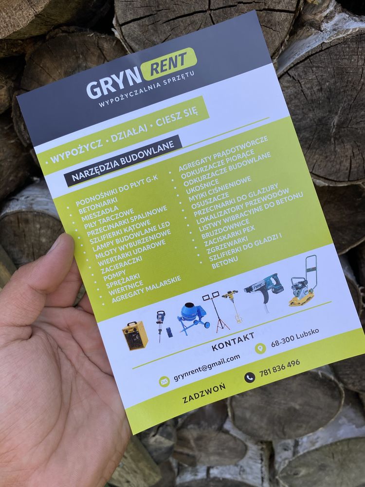 Przyczepka samochodowa  wynajem GRYN RENT