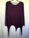 Camisola roxa com bicos