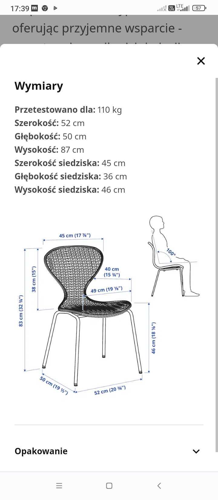 Ikea krzesło ratan ratanowe  Alvsta