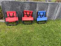 Krzesła kempingowe dziecięce składane 3 szt