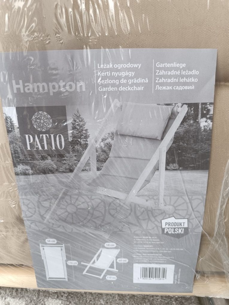 Leżak ogrodowy Hampton lux