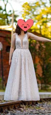 Boho glamour suknia ślubna
