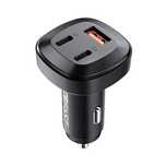 Acefast ładowarka samochodowa 66W 2x USB Typ C / USB, PPS, Power Deliv