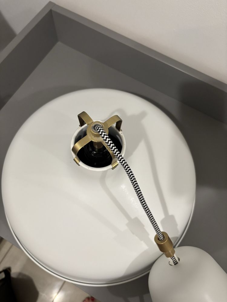 RANARP Lampa wisząca IKEA biala 38 cm